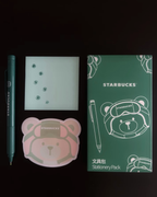 STARBUCKS 星巴克 專星熊打工樂系列 保溫袋 掛勾 吊飾 文具包