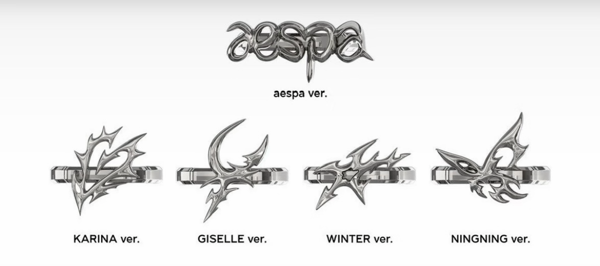 aespa FANLIGHT EMBLEM 官方應援手燈環 裝飾 徽章