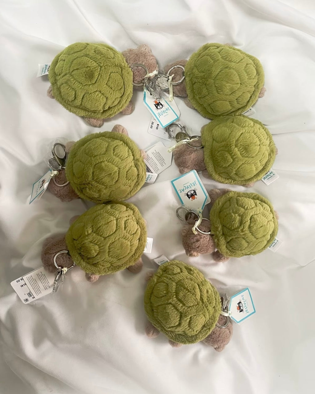 JELLYCAT Timmy Turtle Bag Charm 生氣烏龜 吊飾 毛絨 玩偶 15cm