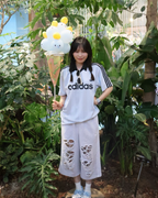ADIDAS ORIGINALS KNIT JORTS 灰色 七分褒 寬鬆 破褒 破壞風 LC6461