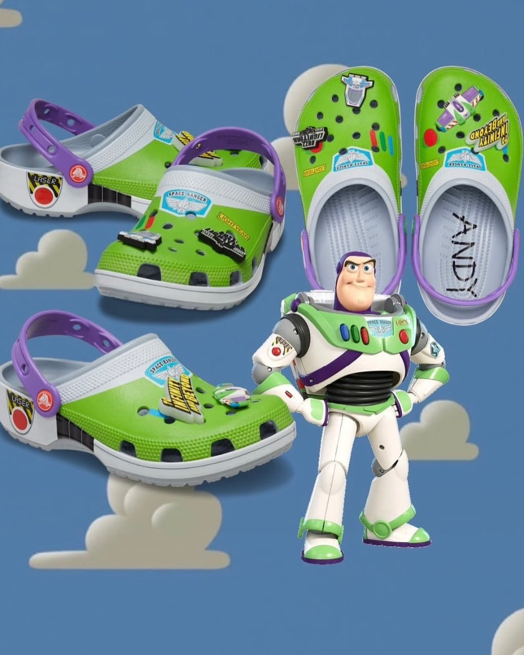 CROCS x Toy Story 玩具總動員 聯名 厚底 洞洞鞋 拖鞋 男女鞋