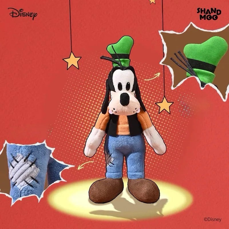 正版授權 DISNEY 迪士尼 高飛 布魯托 雨衣 掛件 毛絨 公仔