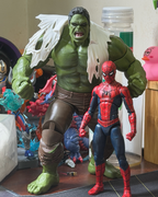 漫威MARVEL LEGENDS 蟘蛛人：重生日 可動公仔 電影周邊商品 浩克