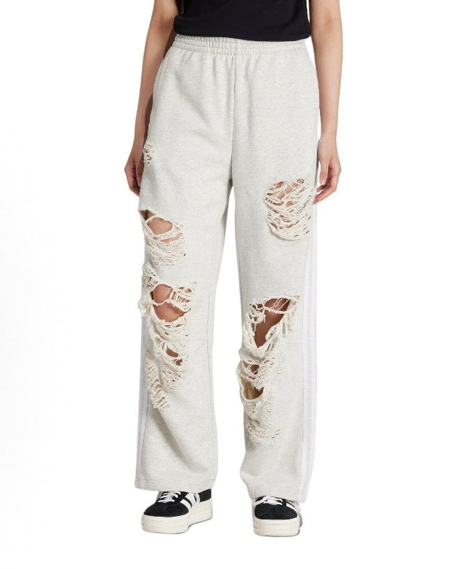ADIDAS ORIGINALS 破褲 做舊感 運動長褲 三葉草 兩色