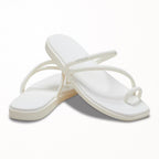 CROCS MIAMI TOE LOOP SANDAL 邑阿密拖鞋 指環 防水 涼鞋 女鞋 黑色 米白色