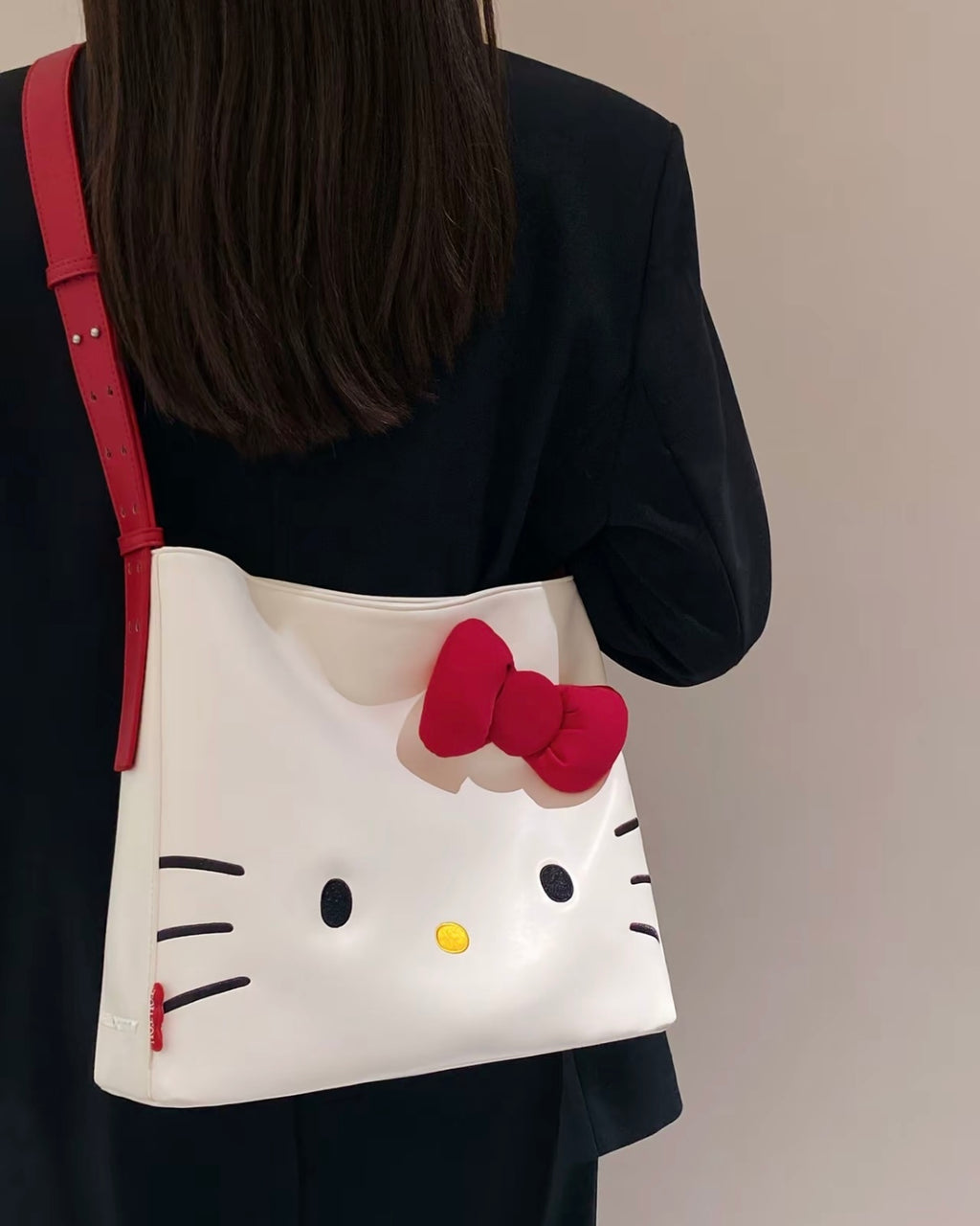 TOUTOU x HELLO KITTY 大容量 托特包 單肩包 SANRIO 三麗鷗