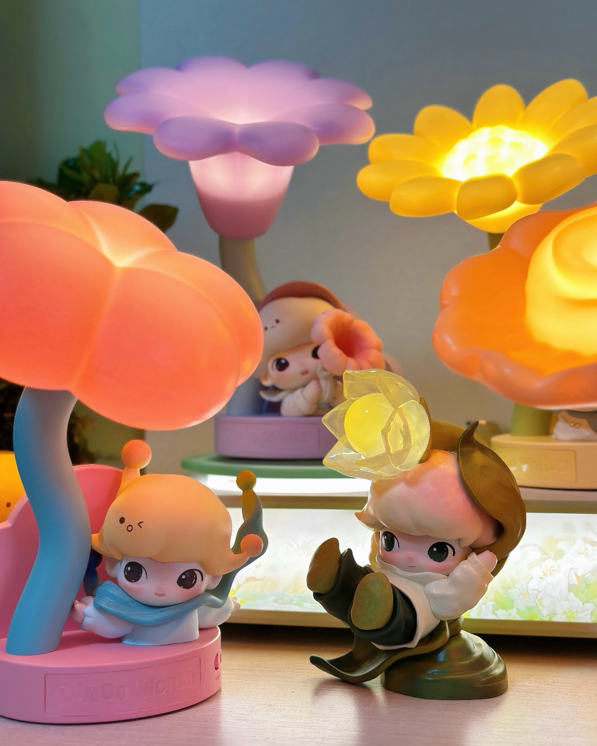 POPMART 泡泡瑪特 Dimoo 瞬間的奇遇系列 感應小夜燈盲盒 公仔 擺件