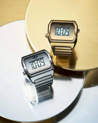 Adidas Originals x Timex Digital Two Ring 戒指手錶 不鏽鋼 石英機芯
