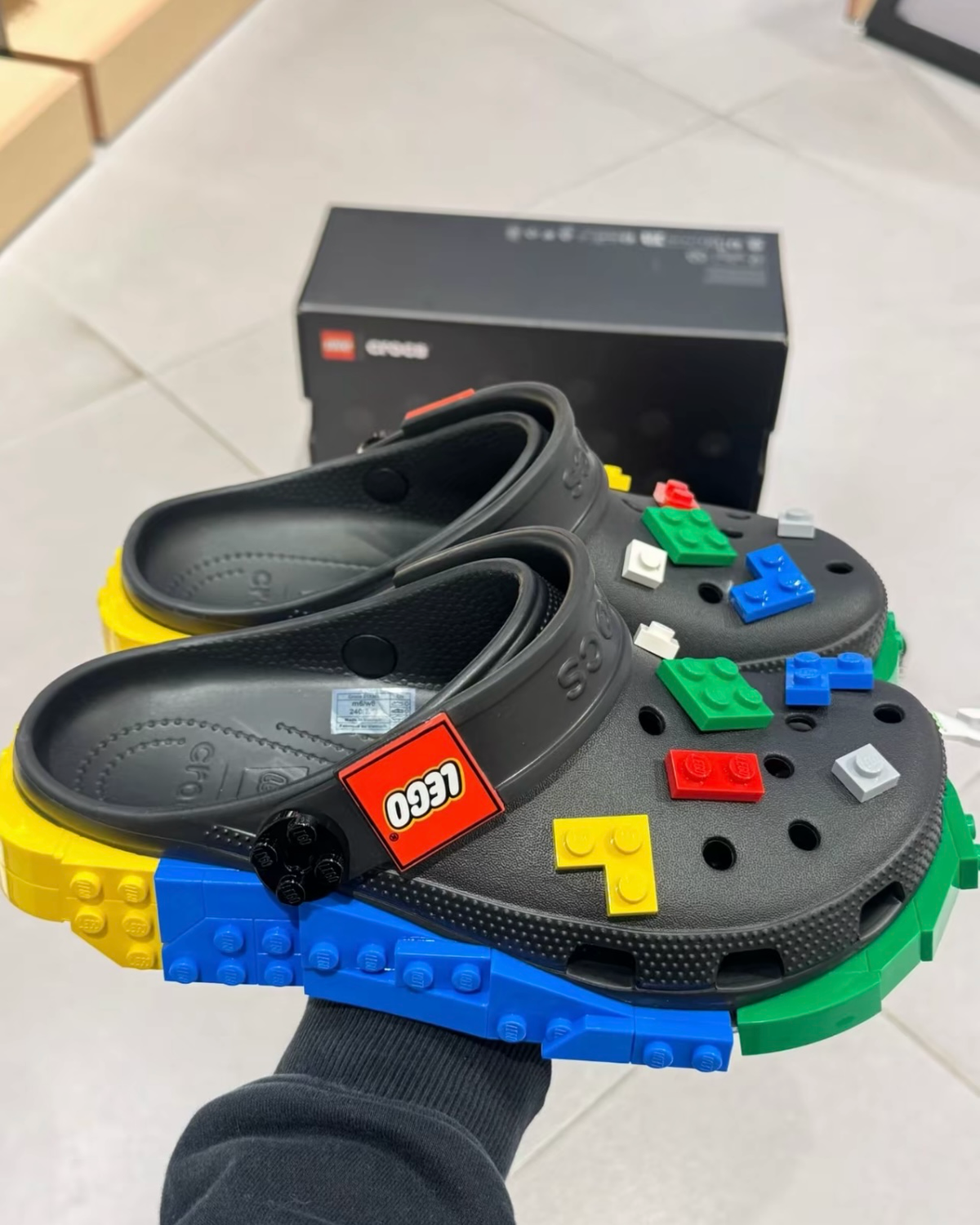 CROCS x LEGO 樂高 聯名 洞洞鞋 拖鞋 男女鞋 2色
