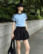 ADIDAS ORIGINALS BUBBLE 泡泡裙蓬蓬裙三線廣鬆黑色KU4773白色KU4774