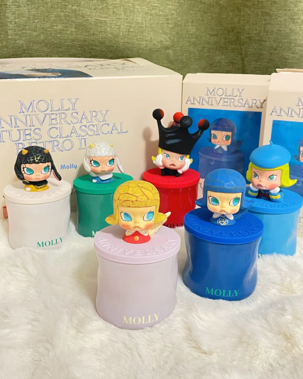 POP MART Molly 周年雕塑經典回歸2系列 香氛蠟燭盲盒 泡泡瑪特 生活小物 香薰