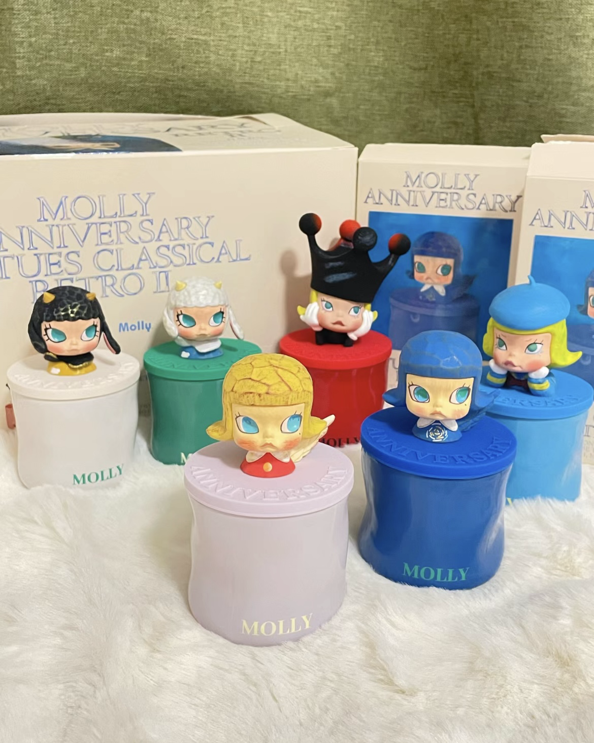 POP MART Molly 周年雕塑經典回歸2系列 香氛蠟燭盲盒 泡泡瑪特 生活小物 香薰