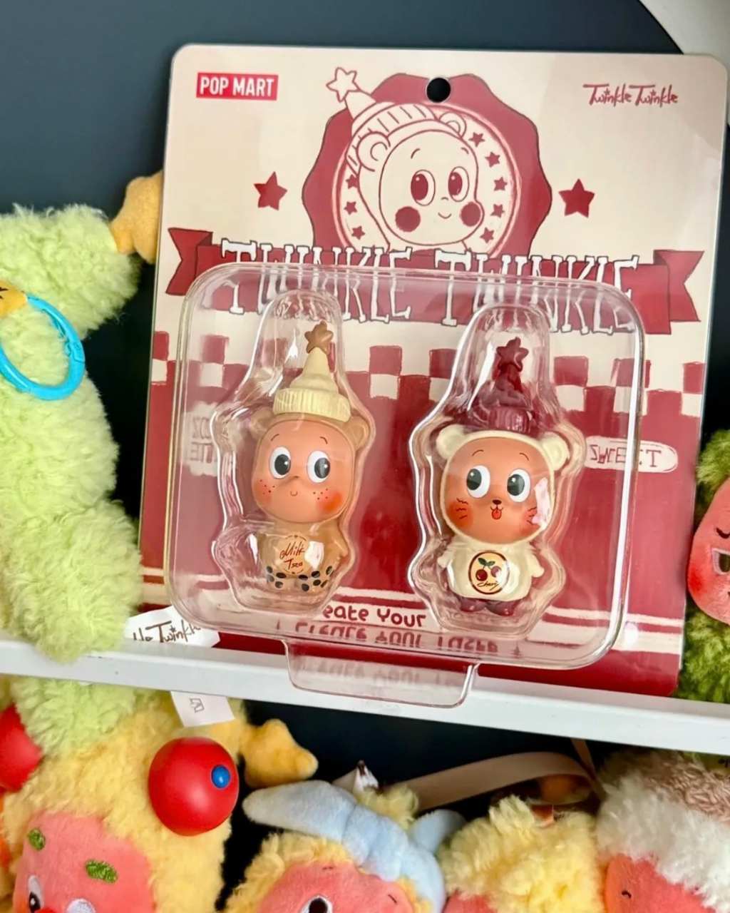 POPMART 星星人 隨心配系列 吊卡 珍珠奶茶&櫻桃冰茶 公仔 擺件 泡泡瑪特 TWINKLE TWINKLE