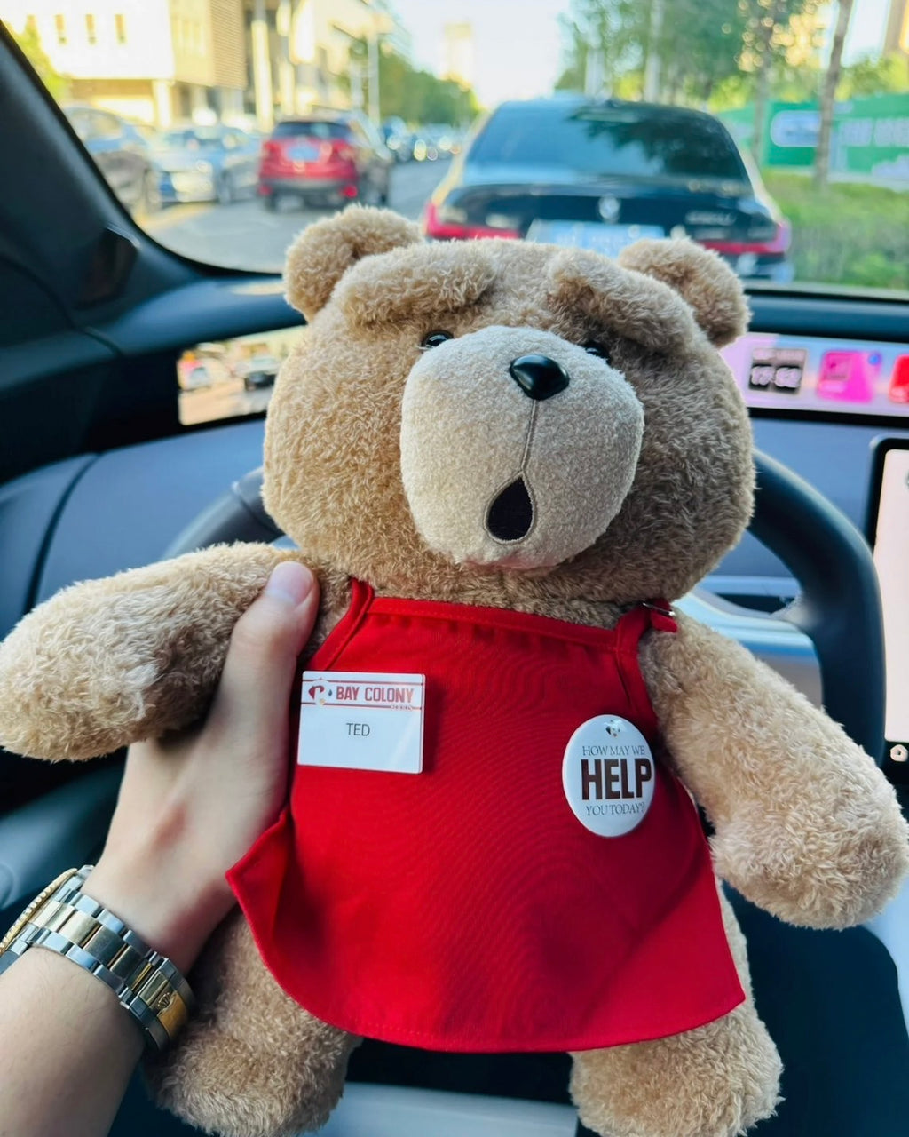 POPMART泡泡瑪特 TED2 熊麻吉 泰迪熊 可動絨毛玩偶 30公分