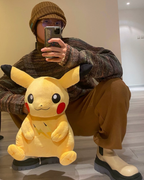 POKÉMON x Fragment 皮卡丘 聯名 娃娃 玩偶 公仔 寶可夢 藤原浩 38cm
