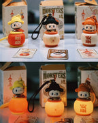 POP MART 泡泡瑪特 THE MONSTERS LABUBU 拉布布 來這FUN肆 矽膠 小夜燈 燈籠 吊飾 鑰匙圈 發光 盲盒