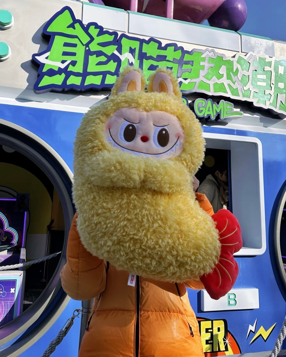 POPMART 泡泡瑪特 LABUBU 樂園限定 毛絨玩偶 抱枕 玉米款 炸蝦款