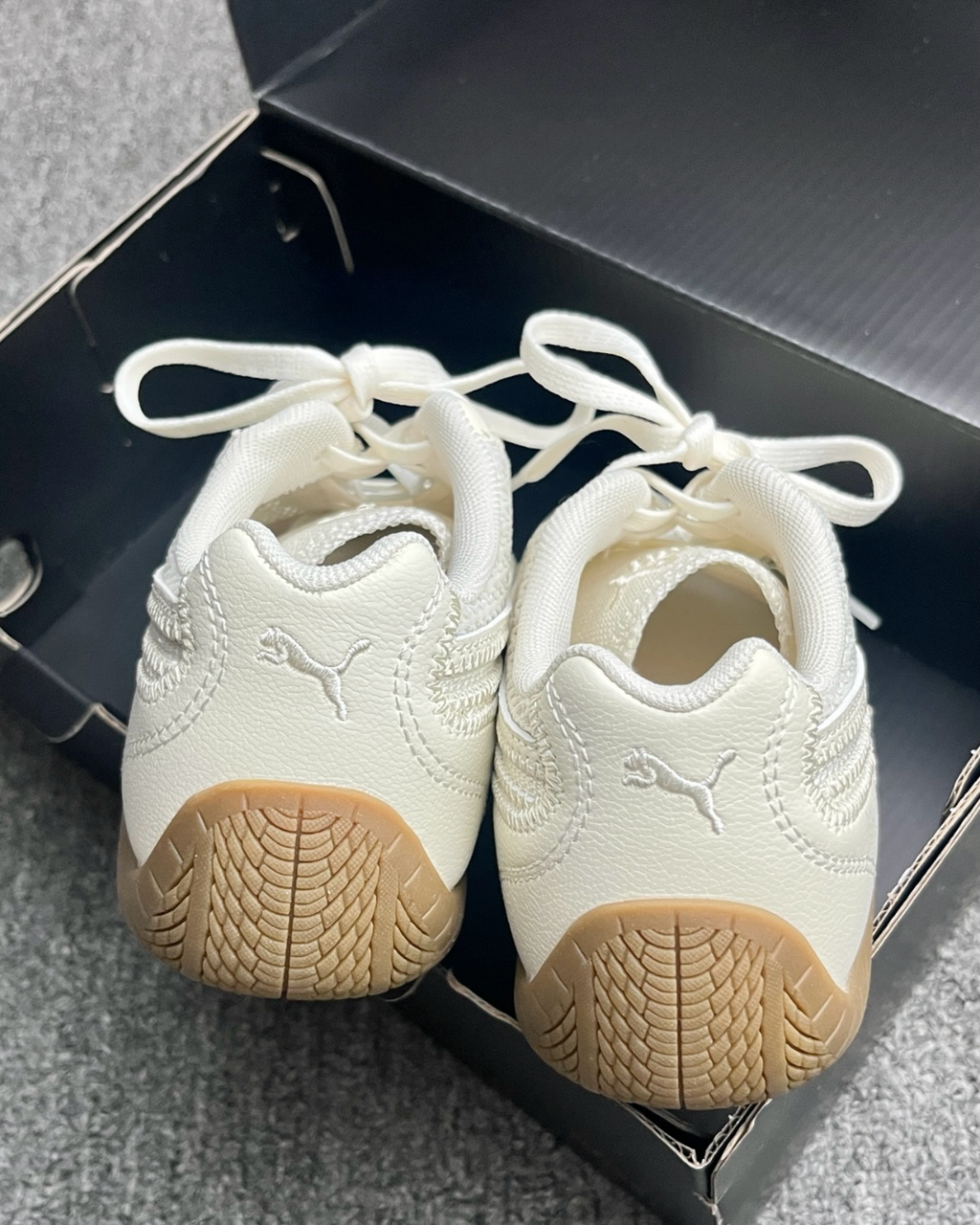 PUMA SPEEDCAT Aéré 全白 象牙白 透氣 薄底 德訓靴 賽車靴 男女靴 408858-01