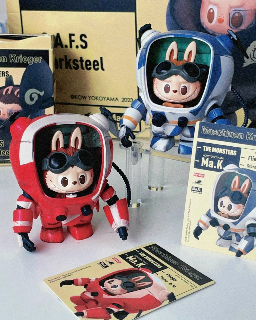 POPMART THE MONSTERS LABUBU x 橫山宏 Ma.k. 機甲 盲盒 泡泡瑪特