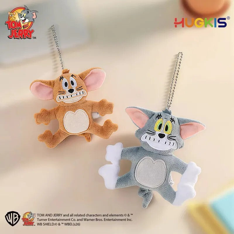 正版授權TOM&JERRY 湯姆貓傑利鼠 驚呆驚嚇 吊飾