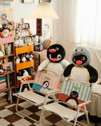 正版授權PINGU 企鵝家族 克米特椅 露營 摺疊椅