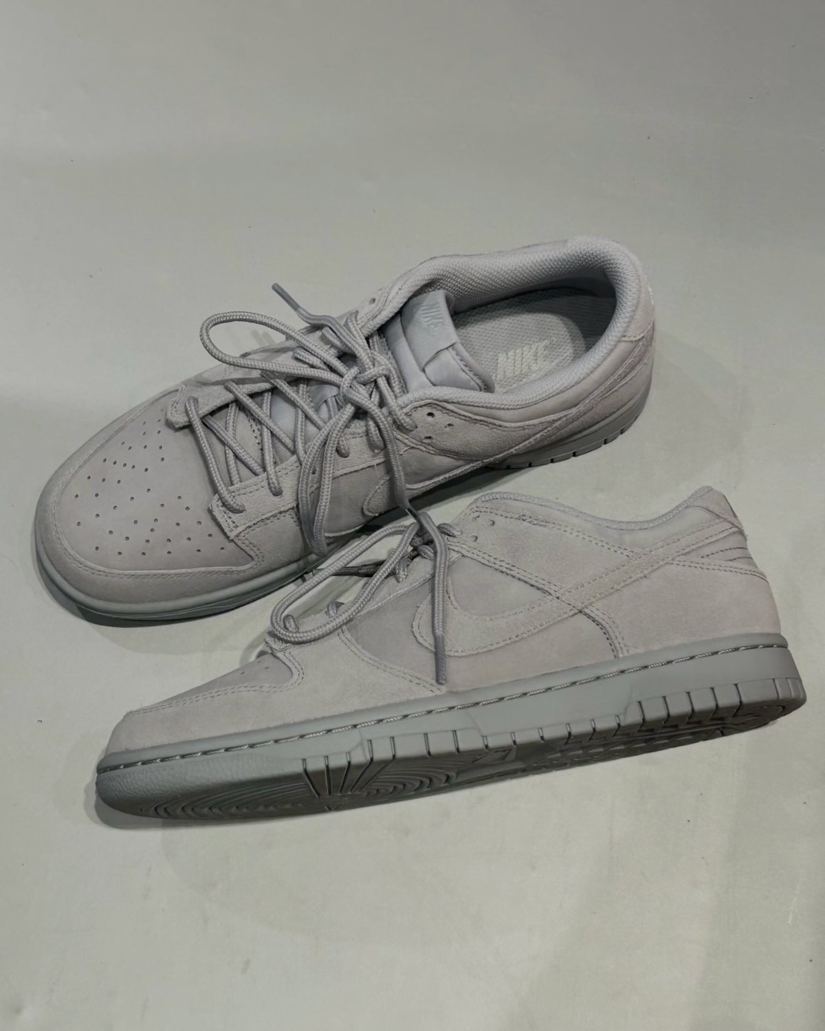 Nike Dunk Low SE Wolf Grey 水泥灰 灰色 麻皮 低筒休閑鞋 IB6651-002