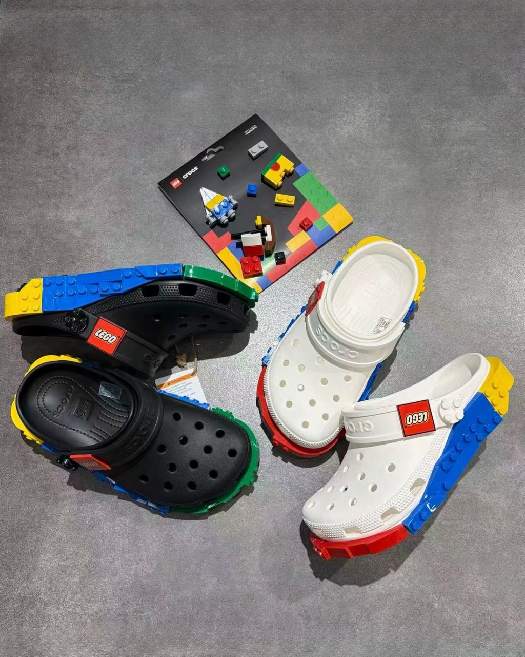 CROCS x LEGO 樂高 聯名 洞洞鞋 拖鞋 男女鞋 2色
