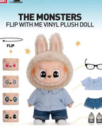 POP MART 泡泡瑪特 THE MONSTERS LABUBU FLIP WITH ME 搪膠 公仔 40CM 夏日浪