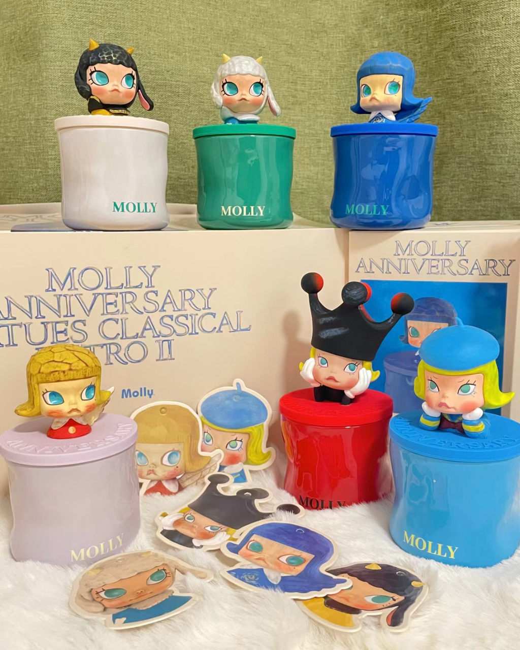 POP MART Molly 周年雕塑經典回歸2系列 香氛蠟燭盲盒 泡泡瑪特 生活小物 香薰
