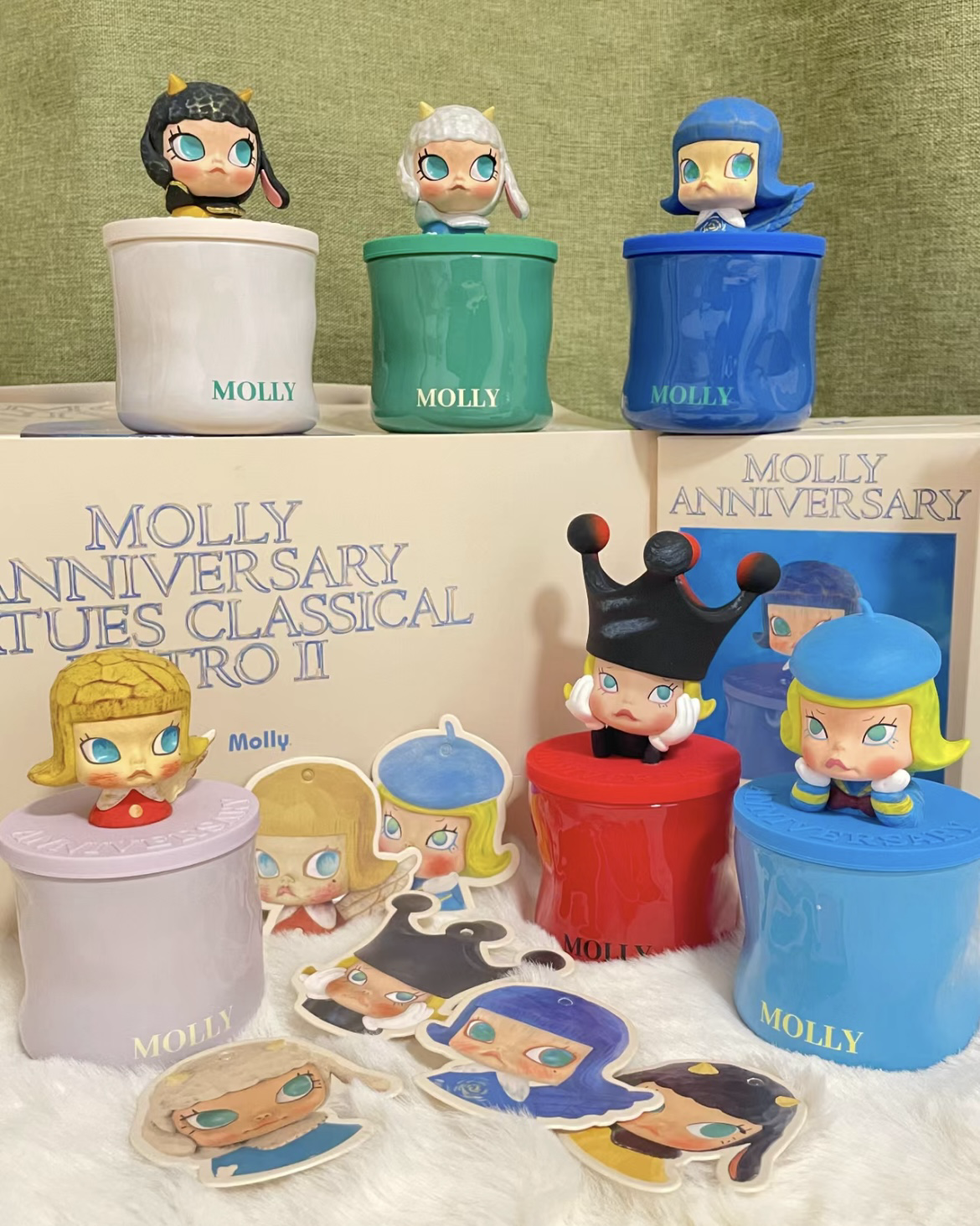 POP MART Molly 周年雕塑經典回歸2系列 香氛蠟燭盲盒 泡泡瑪特 生活小物 香薰