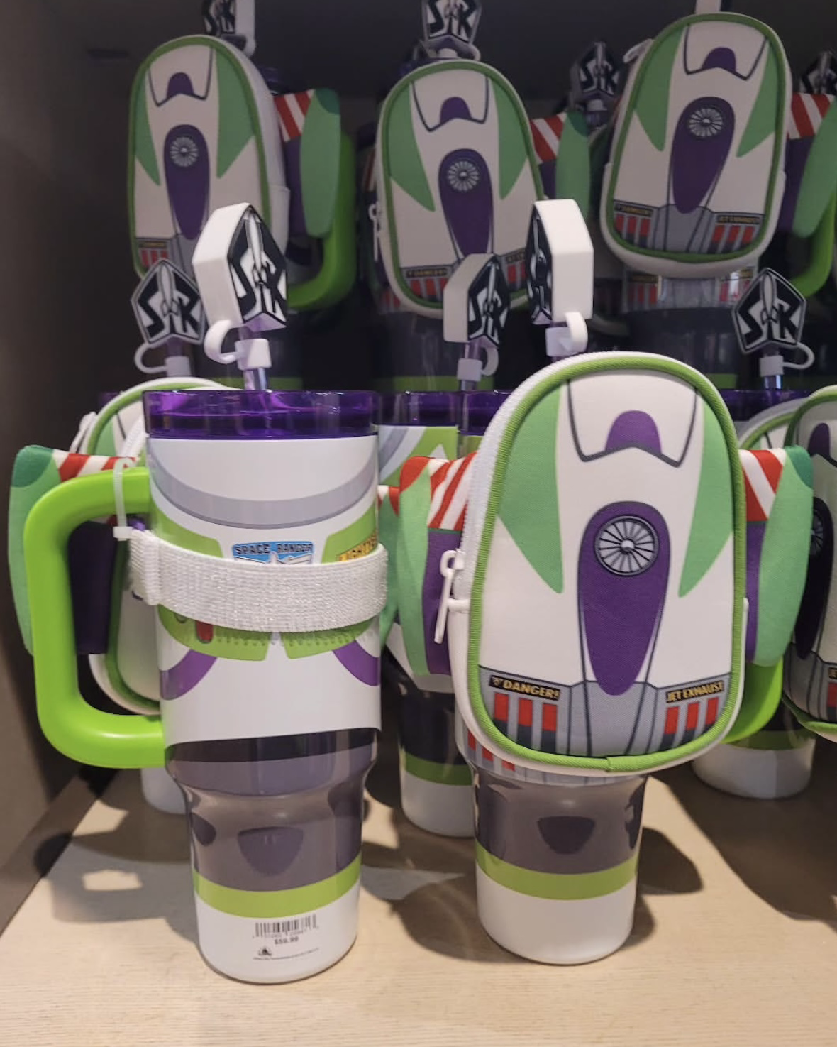 日本限定 DISNEY 玩具總動員 巴斯光年 不鏽鋼吸管杯 保溫杯 TOY STORY 迪士尼