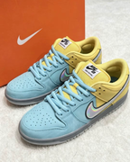 Nike SB Dunk Low Pro 藍黃撞色雷射勾磨砂霧面皮革低筒休閒鞋男鞋 IR1888-700