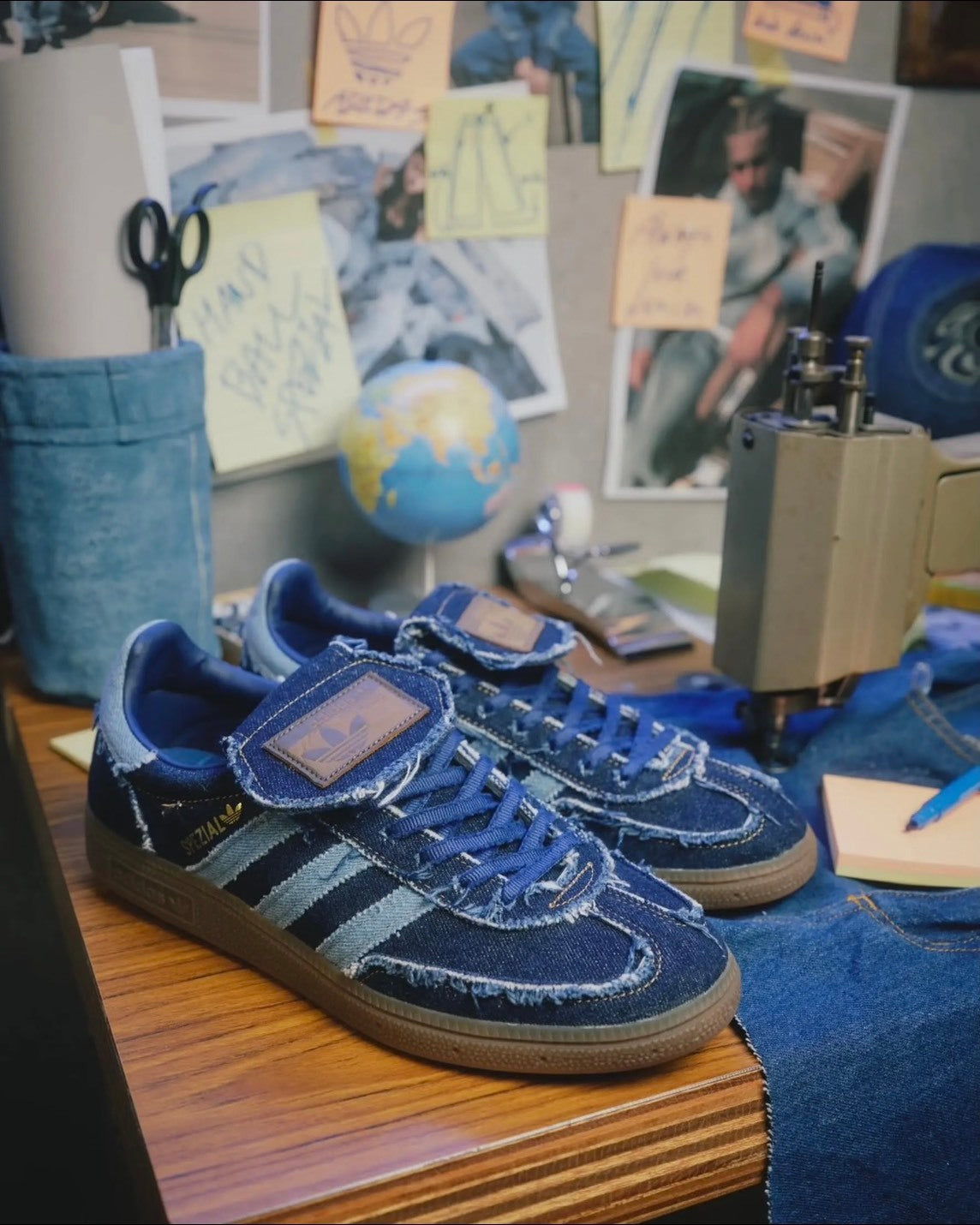 Atoms X ADIDAS HANDBALL SPEZIAL LT "DENIM" 丹寧系列 牛仔 男女鞋