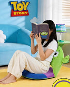 正版授權Toy story 玩具總動員 摺疊坐墊 懶人 三眼怪 抱抱龍 靠背 迪士尼