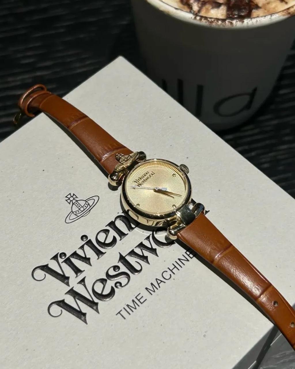 Vivienne Westwood Maida 皮革 腕錘 手錘 真皮 荔枝紋 黑色 咖色 西太后 薛薛安