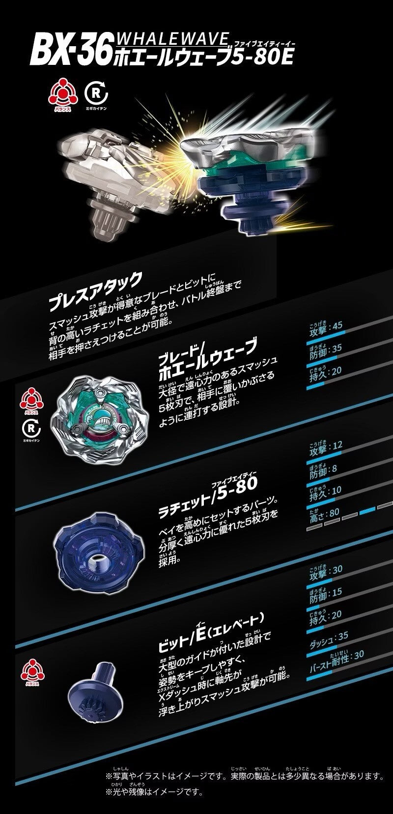 日本正版 BEYBLADE X 戰鬥陀螺 BX-36 巨鯨怒濤隨機強化組 (共3款隨機出貨)