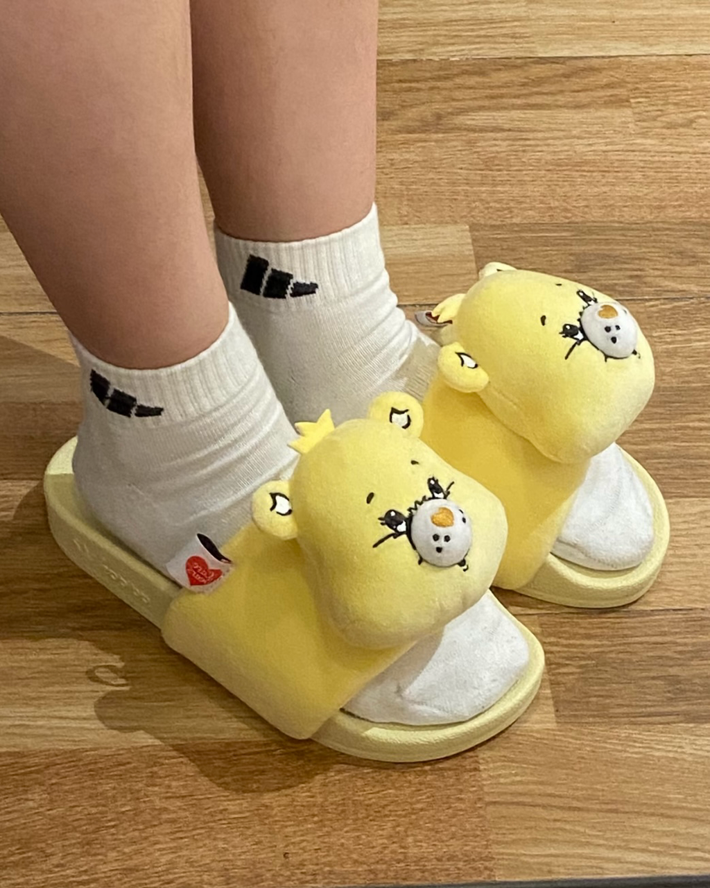 ADIDAS x CARE BEARS Adilette 彩虹熊聯名毛絨拖鞋睡覺熊陽光熊樂觀熊