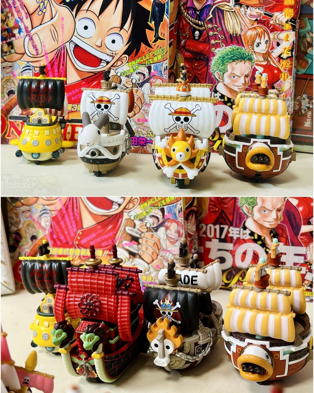 ONE PIECE 海賊王 × POP MART 泡泡瑪特 船艦系列公仔