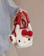 TOUTOU x HELLO KITTY 牛皮菜籃包 水桶包 肩背包 手提包