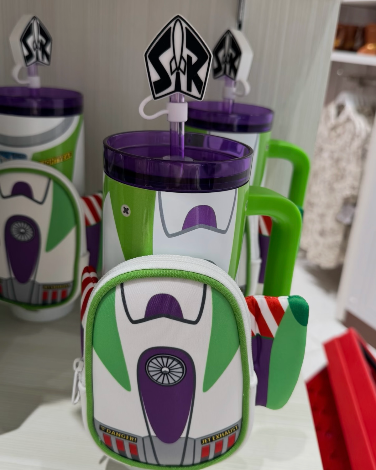 日本限定 DISNEY 玩具總動員 巴斯光年 不鏽鋼吸管杯 保溫杯 TOY STORY 迪士尼
