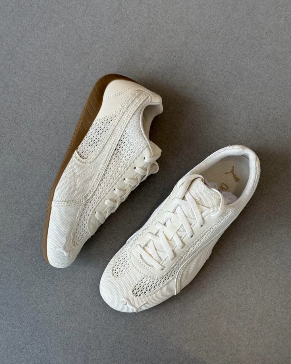 PUMA SPEEDCAT Aéré 全白 象牙白 透氣 薄底 德訓靴 賽車靴 男女靴 408858-01