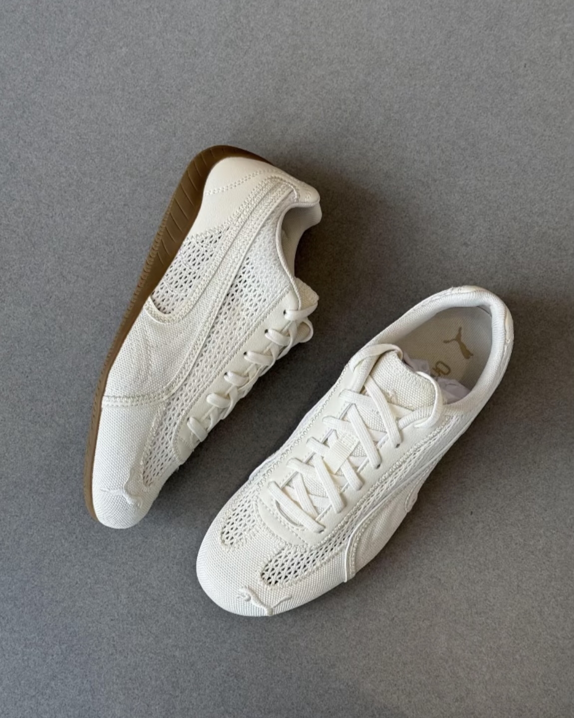 PUMA SPEEDCAT Aéré 全白 象牙白 透氣 薄底 德訓靴 賽車靴 男女靴 408858-01