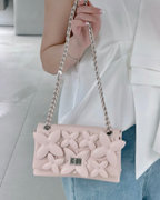 CHARLES & KEITH 小CK 七夕限定禮盒粉色花朵包肩背包手鏈戒指 CK17-20271828-A
