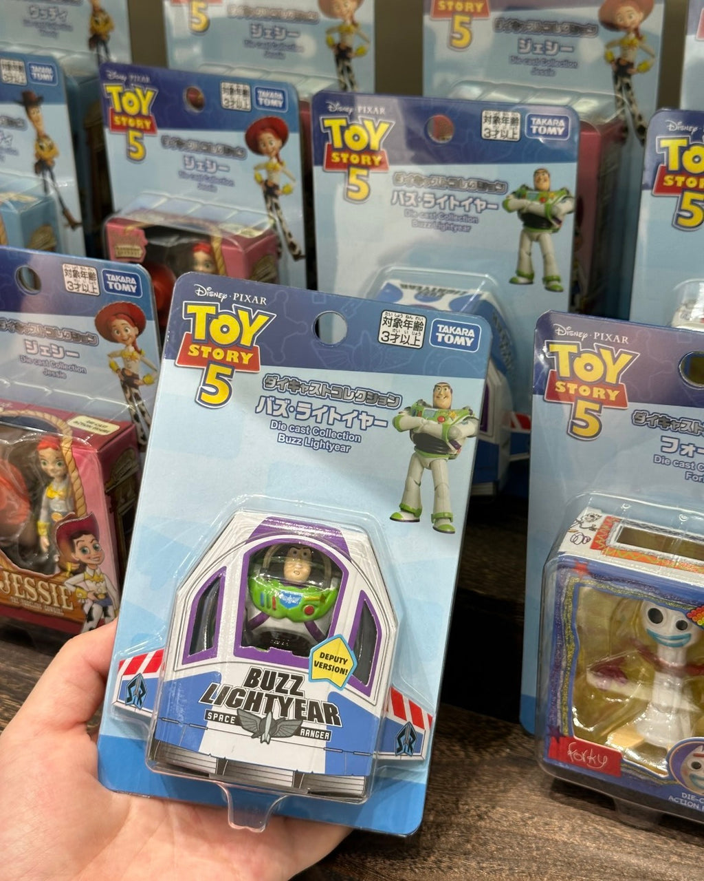 正版授權Toy story 玩具總動員5 TAKARA TOMY 合金人形 迪士尼