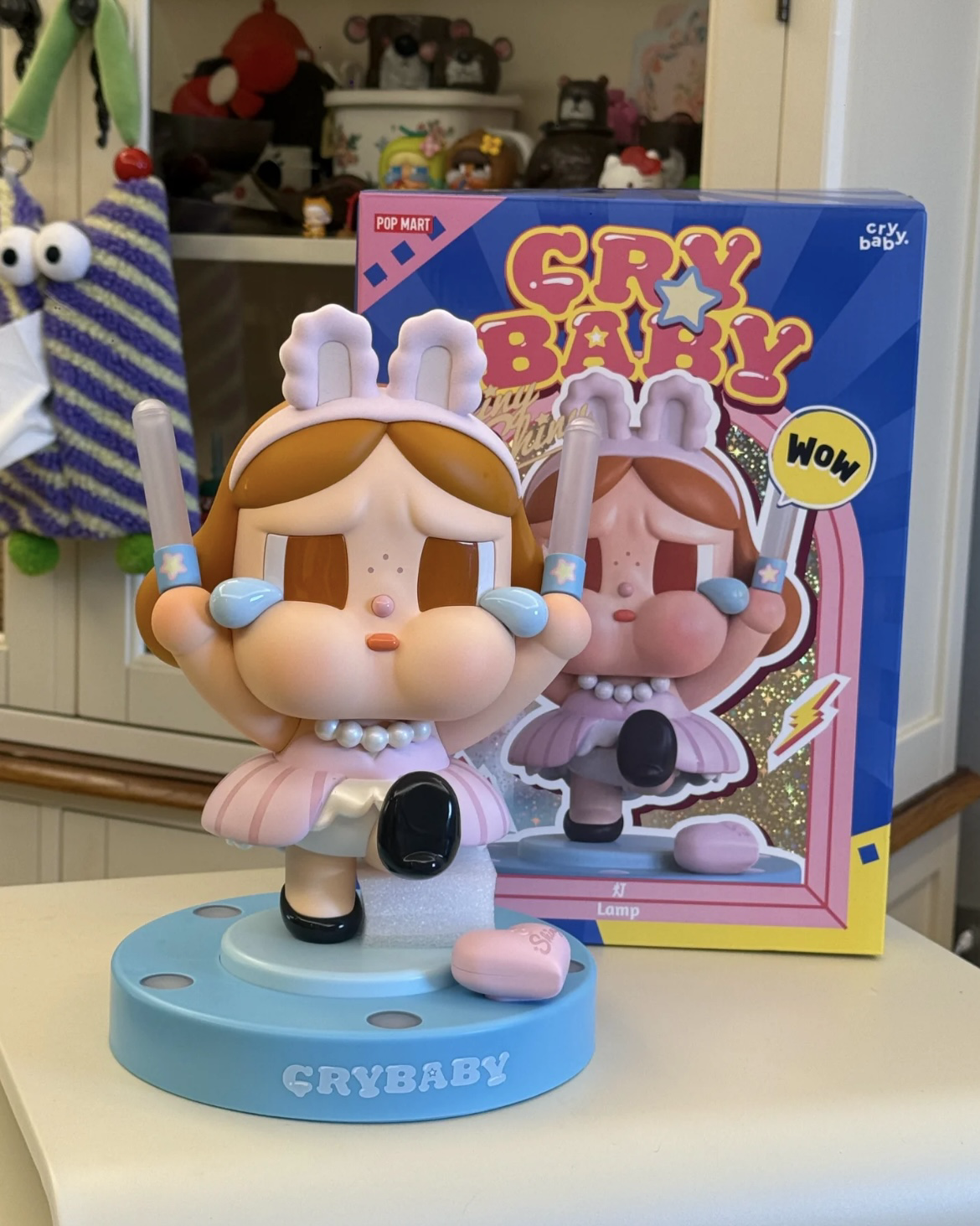 POPMART 泡泡瑪特 CRYBABY 哭娃 SHINY SHINY系列 小夜燈