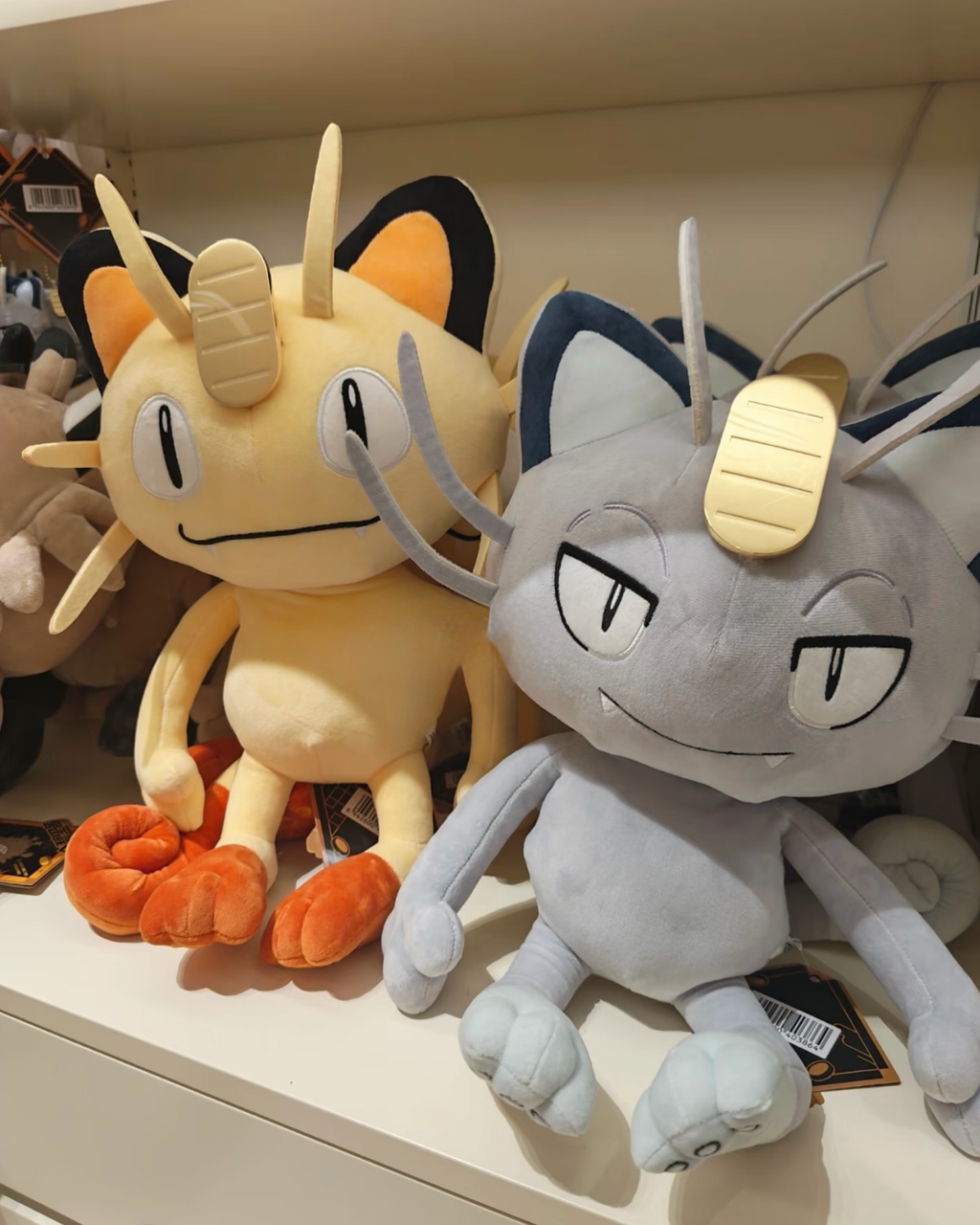 POKÉMON 寶可夢 金碧黑黃系列 喵喵 毛絨 娃娃 吊飾 共3款