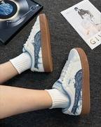 PUMA SUEDE XL 米白 牛仔 鬚邊 焦糖底 板鞋 休閒鞋 女鞋 403228-01