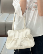 CHARLES & KEITH 小CK Reese 蝴蝶結 褒皺 單肩包 肩背包 CK2-20151672