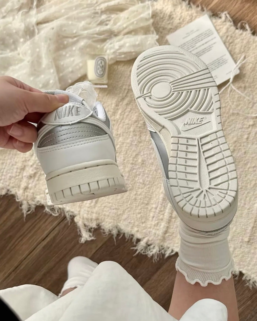 NIKE DUNK LOW NN 金屬銀白 線帶 Y2K 低筒 女鞋 張員瑛同款 IB7311-001