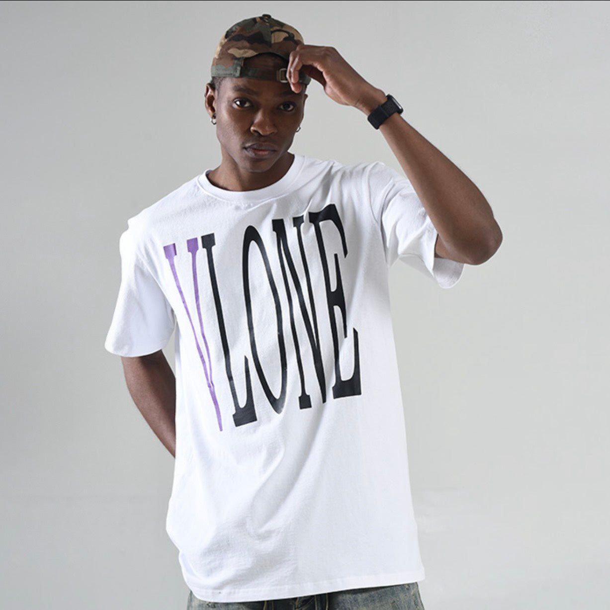 VLONE TEE 短袖 白紫款 VLTE19001白紫（現貨）